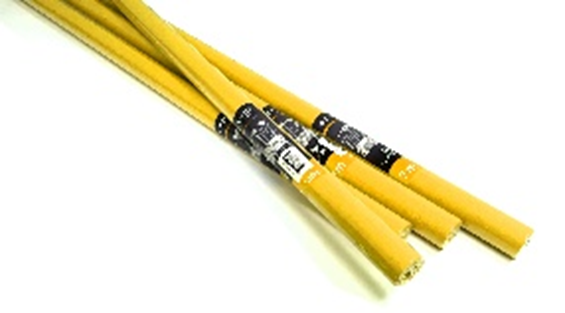 Le Nappage Tovaglia in carta damascata 1,18x7m Giallo Canarino