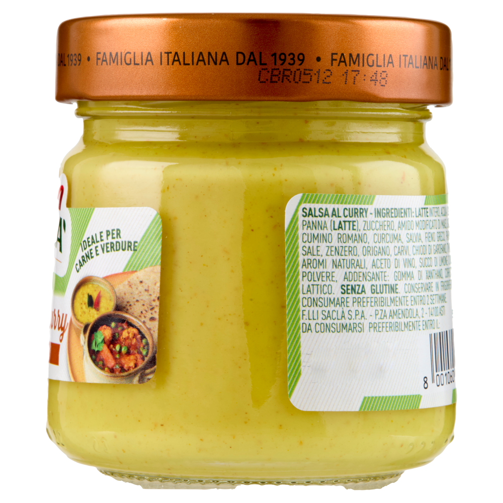 Saclà Salsa al Curry Delicata 190 g