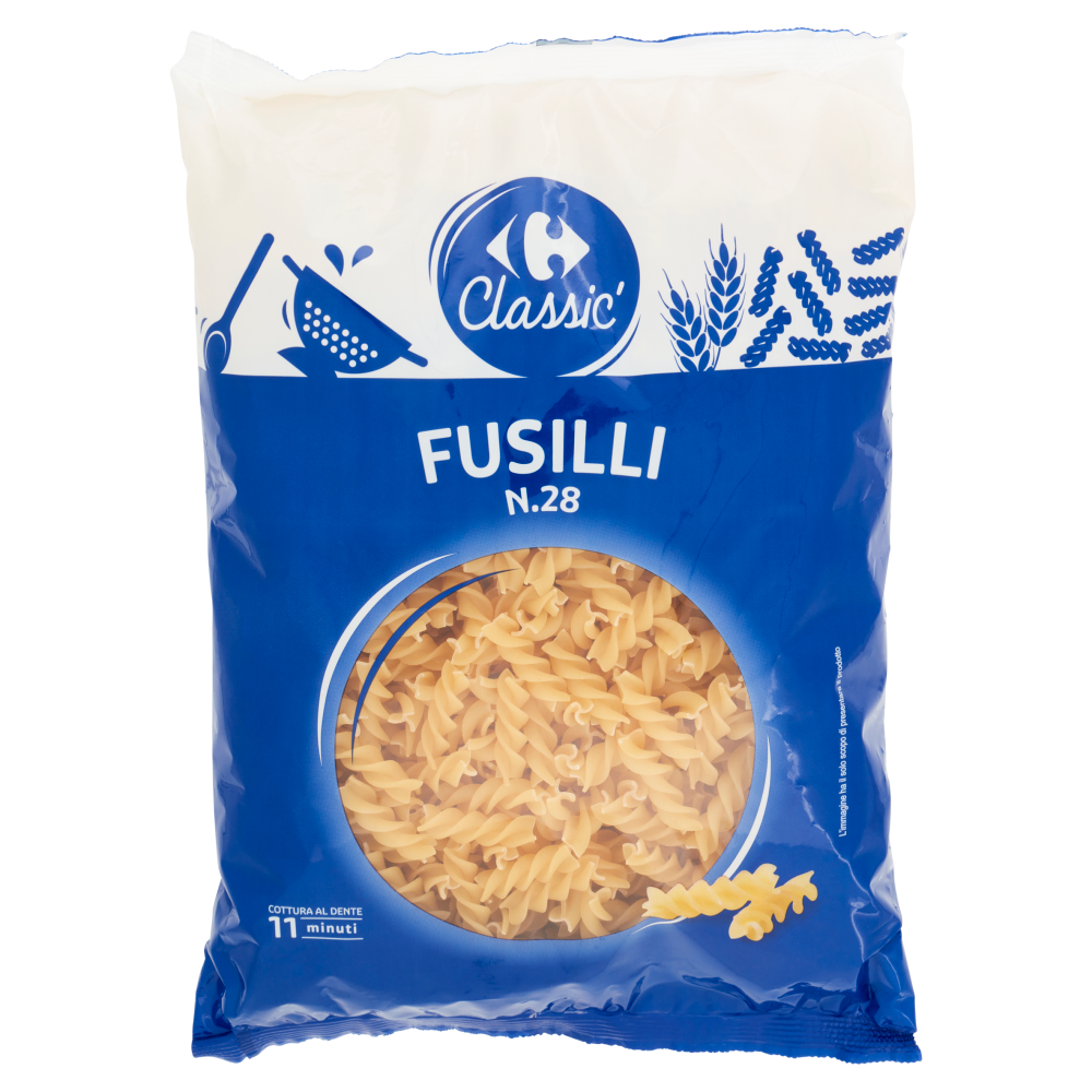 Carrefour Classic Fusilli N.28 1 kg