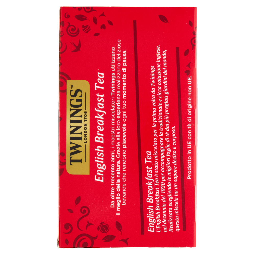 Twinings English Breakfast Tea Tè Nero 50 filtri The 100 g