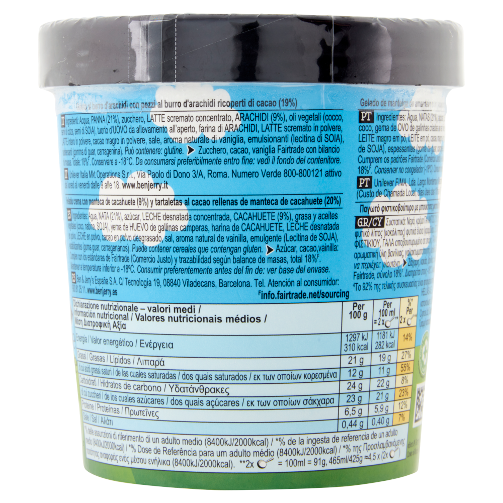 Ben & Jerry's Peanut Butter Cup 425 g