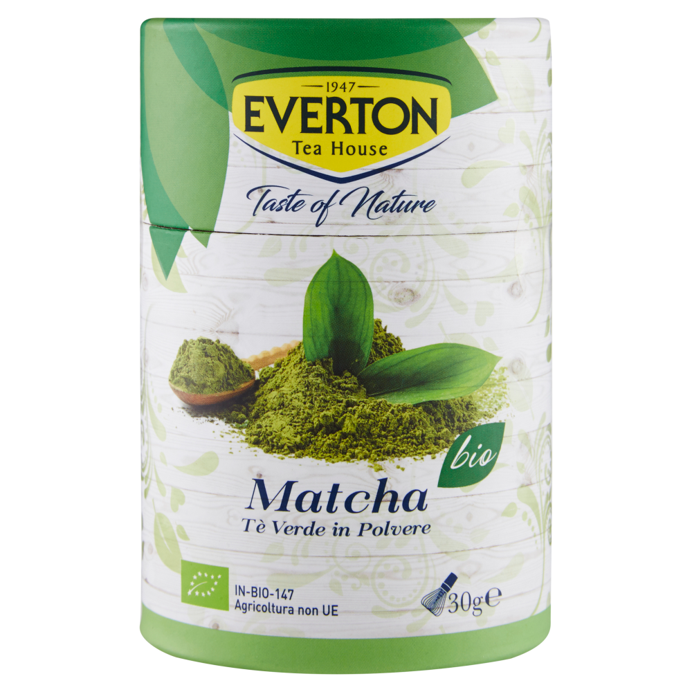 Everton Taste of Nature Matcha bio Tè Verde in Polvere 30 g