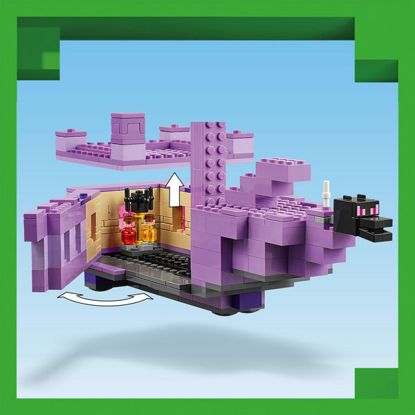 LEGO Minecraft L&rsquo;Enderdrago e la Nave dell&rsquo;End
