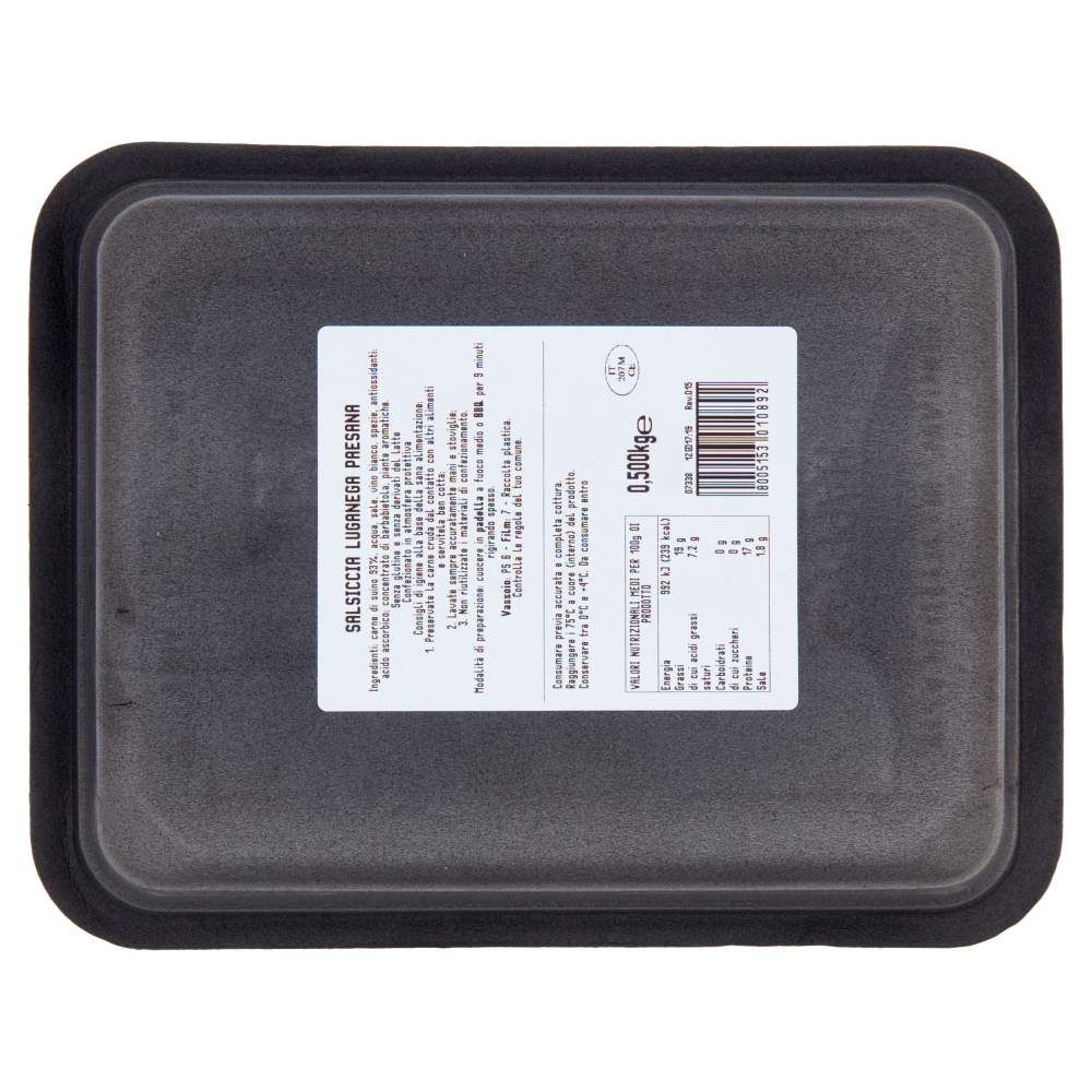 Aia Carne al Fuoco Salsiccia Luganega Paesana 0,500 kg