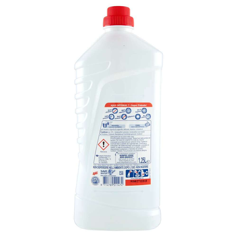 Ajax Classico Optimal 7 Multisuperficie 1,25 L