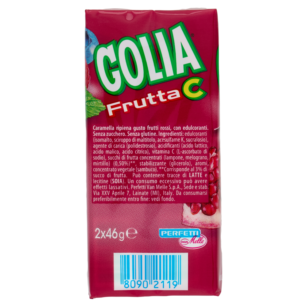 Golia Frutta C Frutti Rossi 2x46g