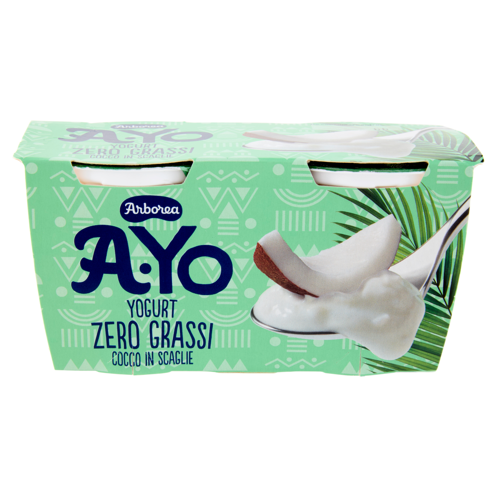 Arborea A-Yo Yogurt Zero Grassi Cocco in Scaglie 2 x 125 g