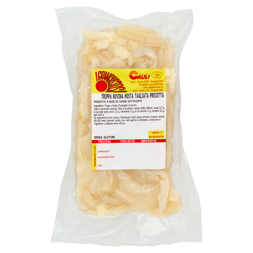 Fratelli Cauli I Grangustosi Trippa Bovina Mista Tagliata Precotta