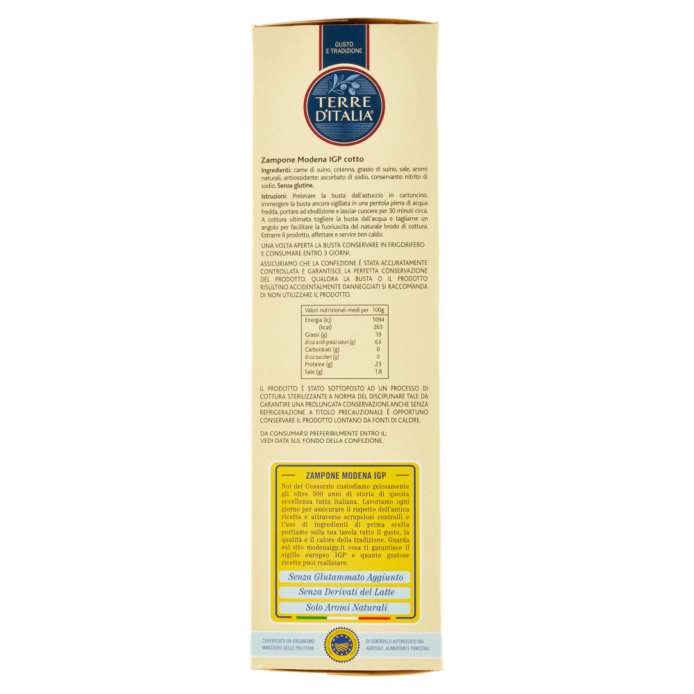 Terre d'Italia Zampone Modena IGP 1000 g