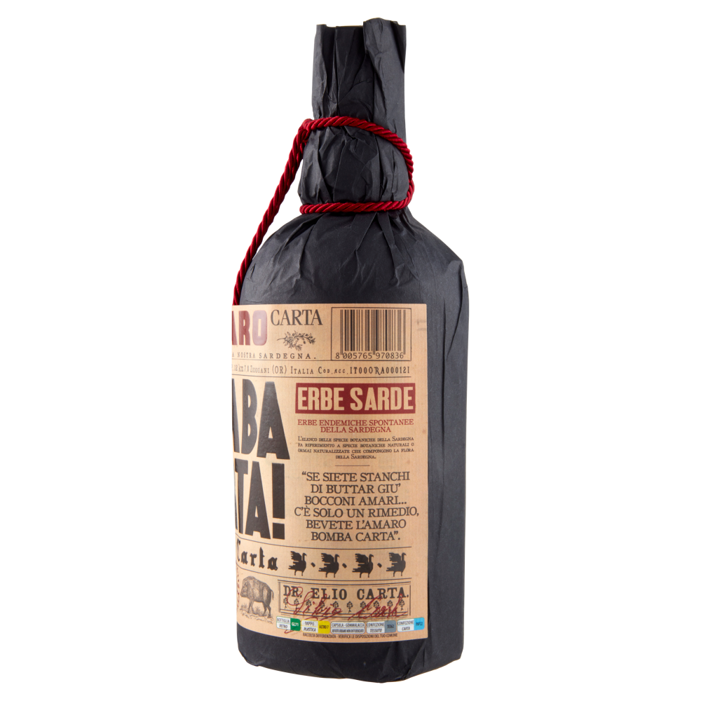 Silvio Carta Amaro Bomba Carta! 70 CL