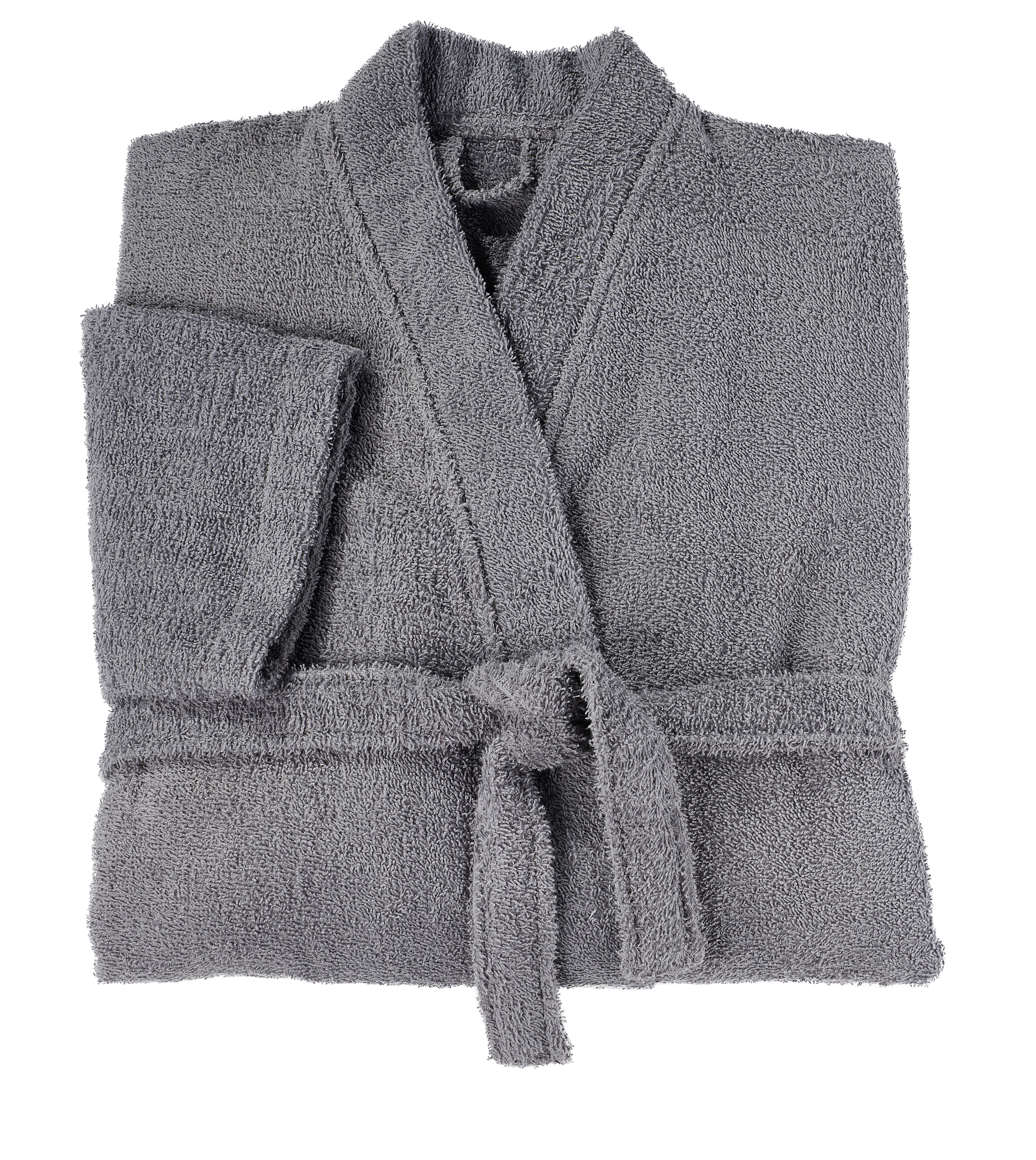 TEX HOME Accappatoio, tg L/XL, 100% cotone, colore grigio