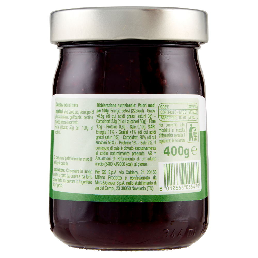 Carrefour Classic Confettura Extra di Mora 400 g