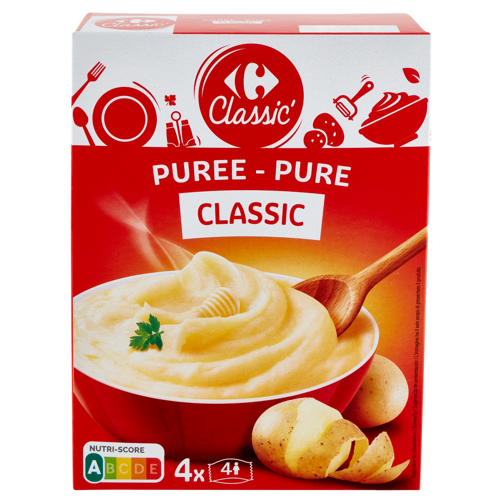 Carrefour Classic Puree Classic 4 x 125 g