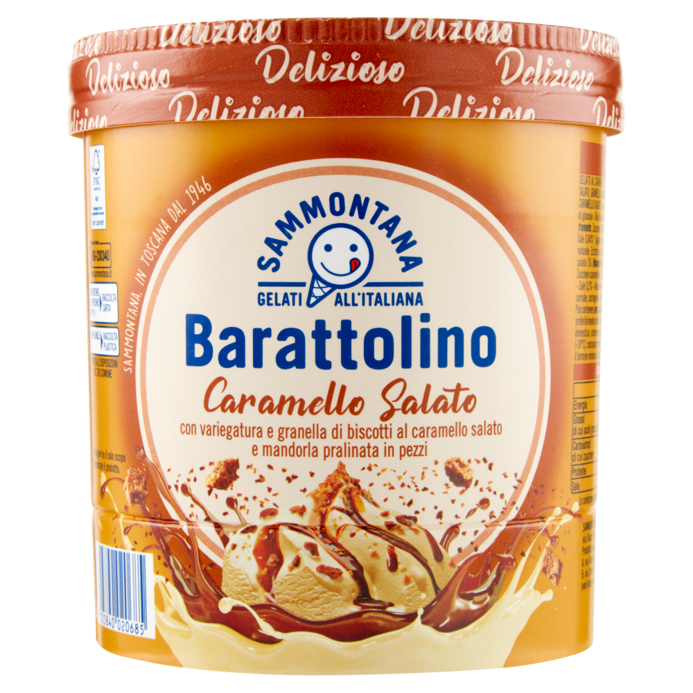 Sammontana Barattolino Delizie Caramello Salato 500 g Carrefour