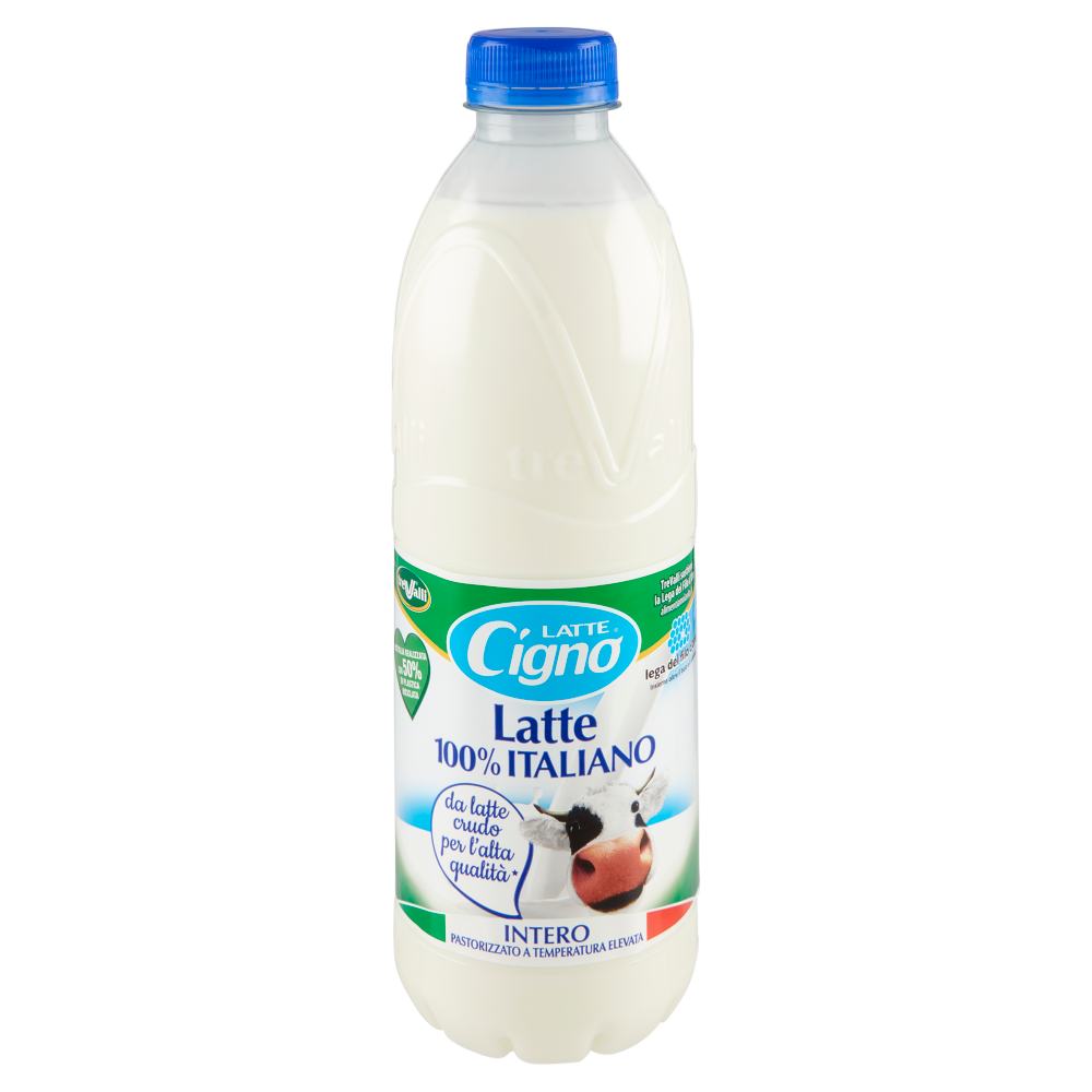 Latte Cigno Latte Intero Pastorizzato a Temperatura Elevata 1000 ml