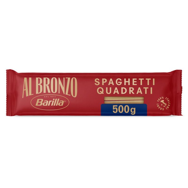 Barilla Al Bronzo Pasta Spaghetti Quadrati 500g