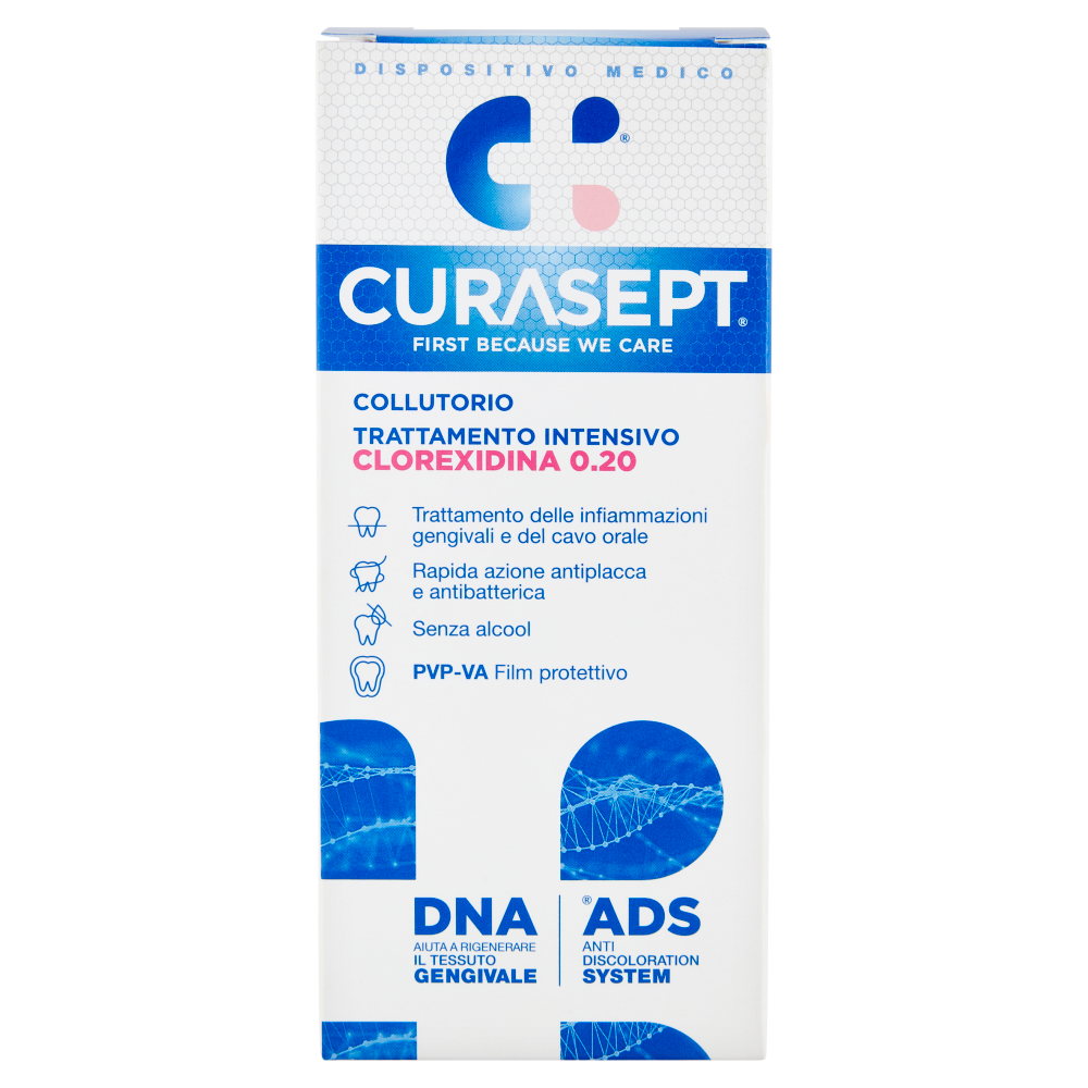 Curasept Collutorio Trattamento Intensivo Clorexidina 0.20 200 ml