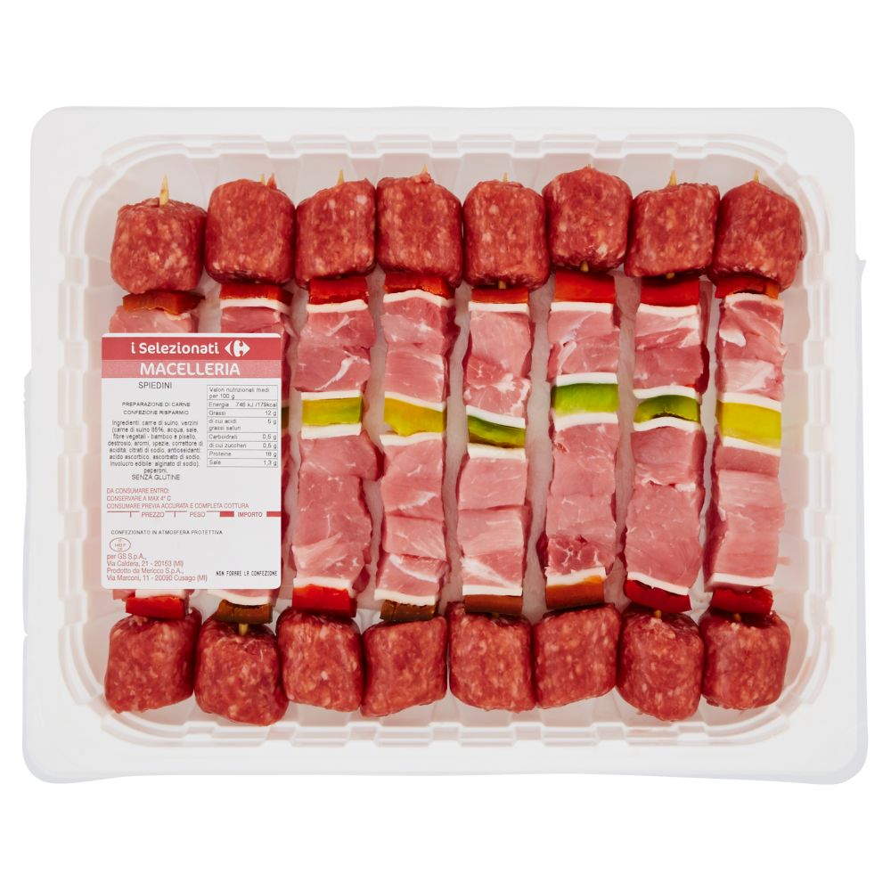 i Selezionati Carrefour Macelleria Spiedini Confezione Risparmio