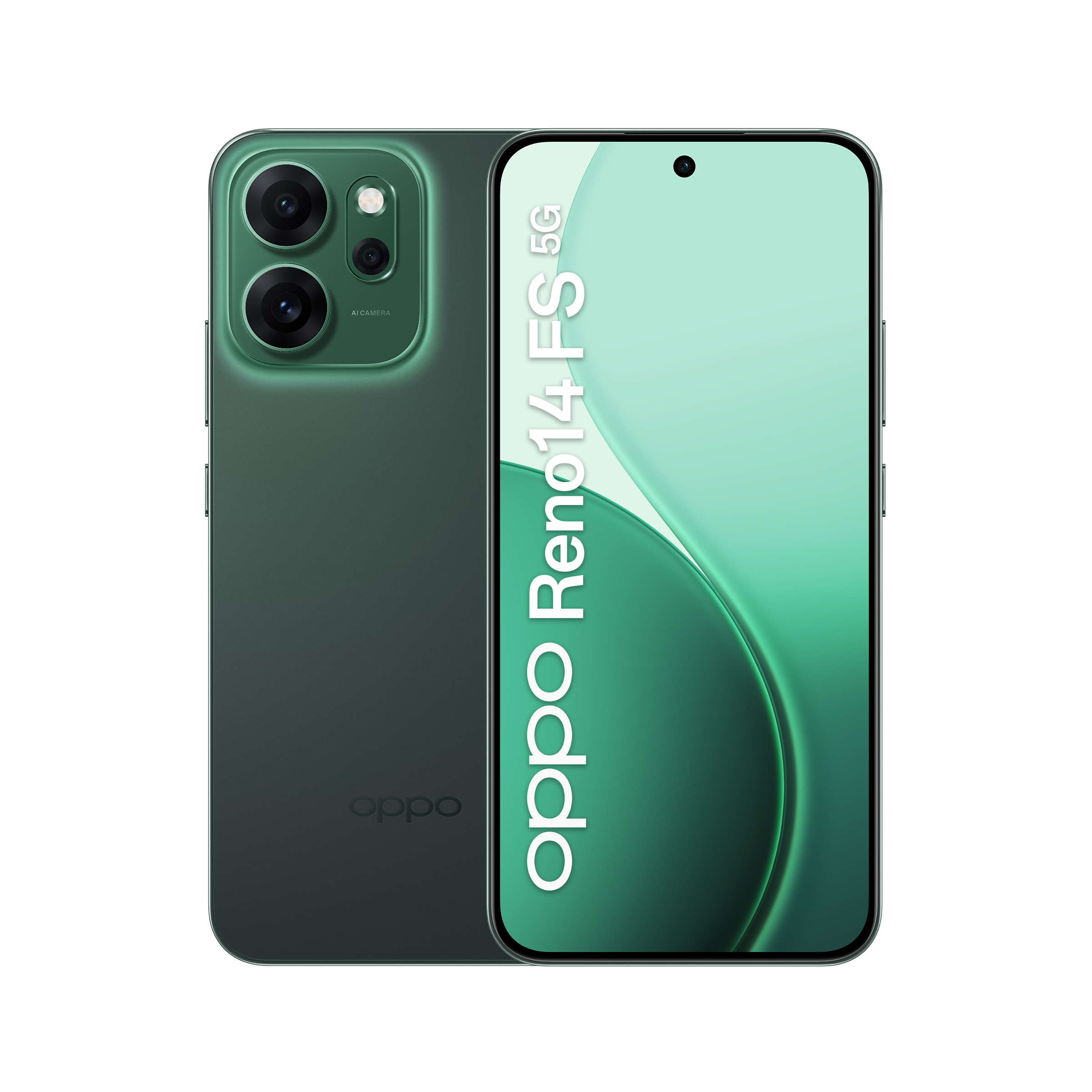 OPPO Reno14 FS 5G 16,7 cm (6.57") Doppia SIM Android 15 USB tipo-C 12 GB 512 GB 6000 mAh Verde