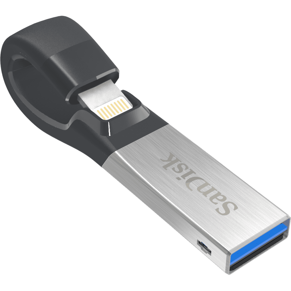 SanDisk iXpand unità flash USB 32 GB USB Type-A / Lightning 3.2 Gen 1 (3.1 Gen 1) Nero, Argento