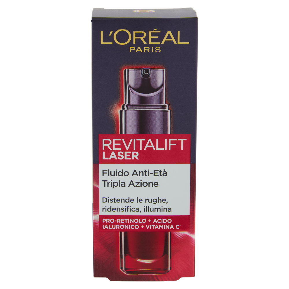 L'Oréal Paris Revitalift Laser Fluido Anti-Età Tripla Azione 30 ml