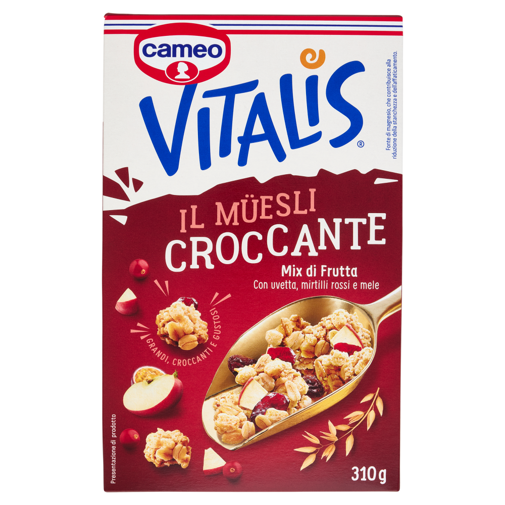 cameo Vitalis il Müesli Croccante Mix di Frutta 310 g
