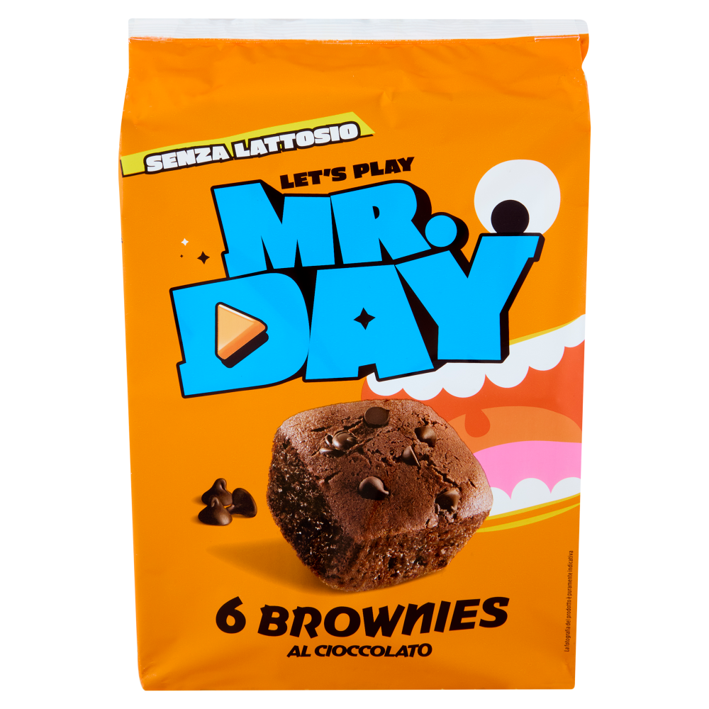 Mr.Day 6 Brownies al Cioccolato 6 x 35 g