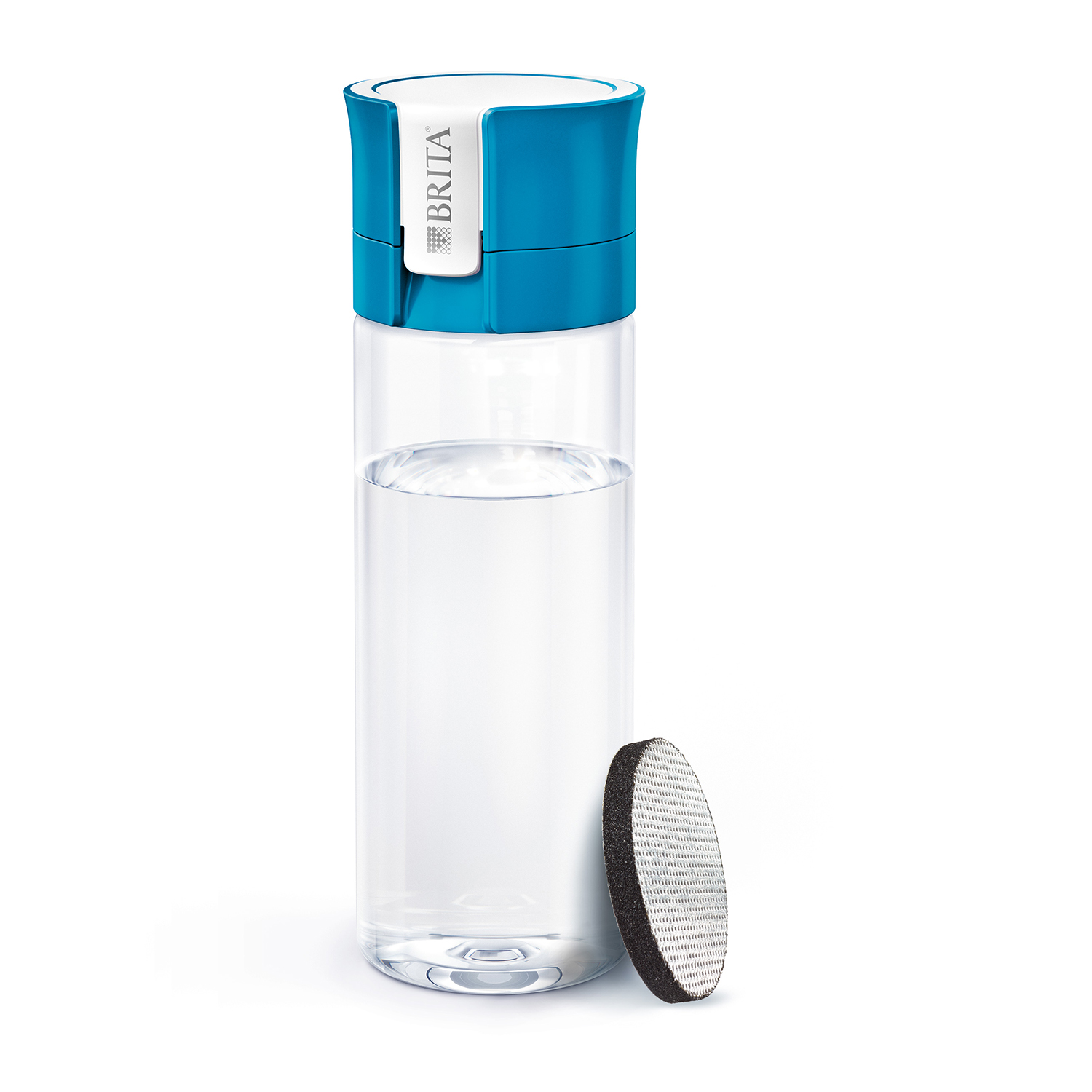 Brita Borraccia filtrante per acqua, Blu (0.6l) - incl. 1 filtro MicroDisc per la riduzione di cloro, erbicidi, pesticidi e impurit&agrave;