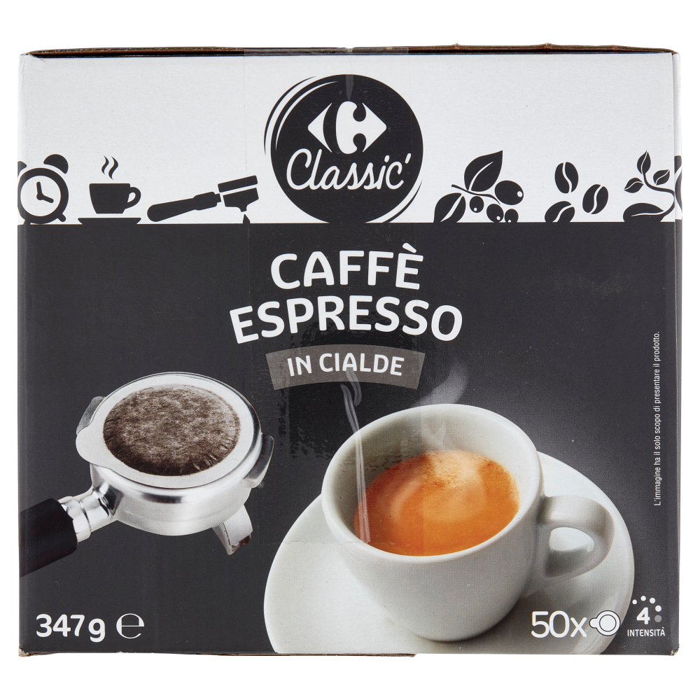 Carrefour Classic Caff&egrave; Espresso in Cialde 50 x 6,95 g