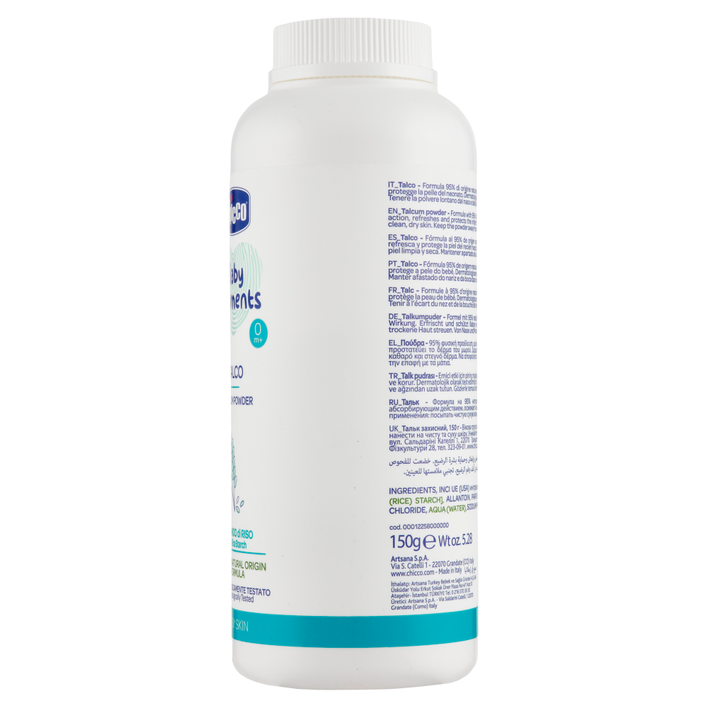 chicco Baby Moments Talco 0m+ 150 g
