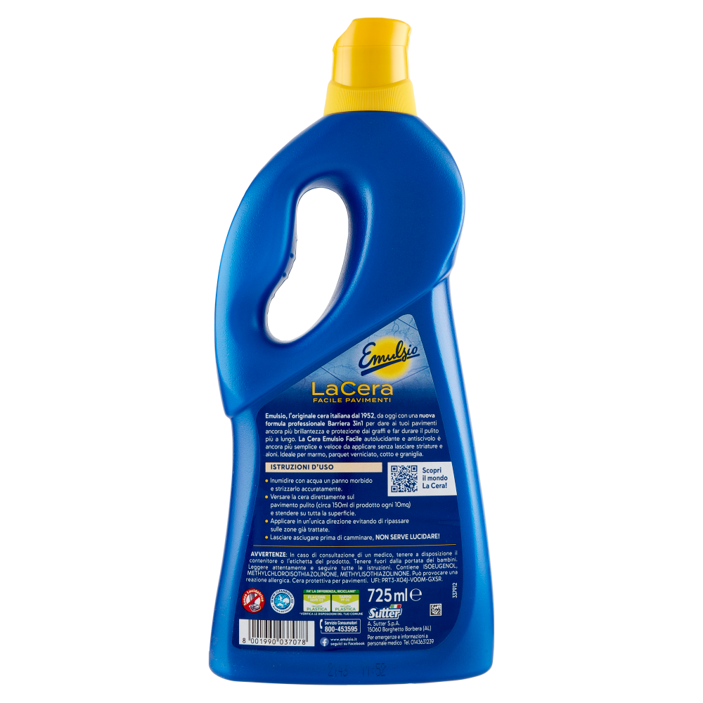 Emulsio LaCera Facile Pavimenti 725 ml