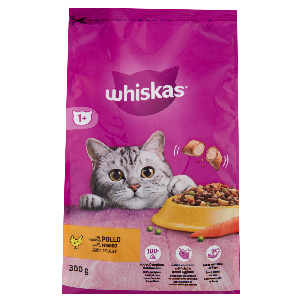 Whiskas Crocchette con delizioso Pollo 300 g