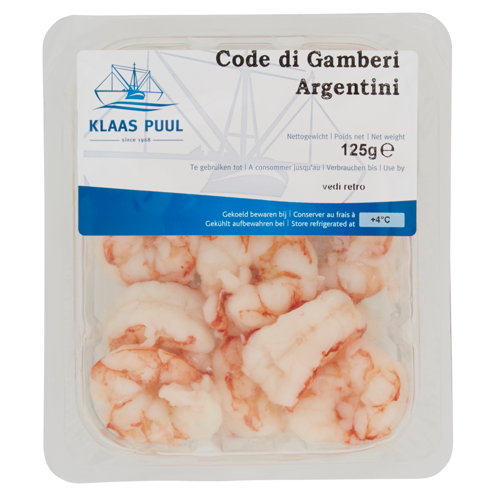 Klaas Puul Code di Gamberi Argentini 125 g