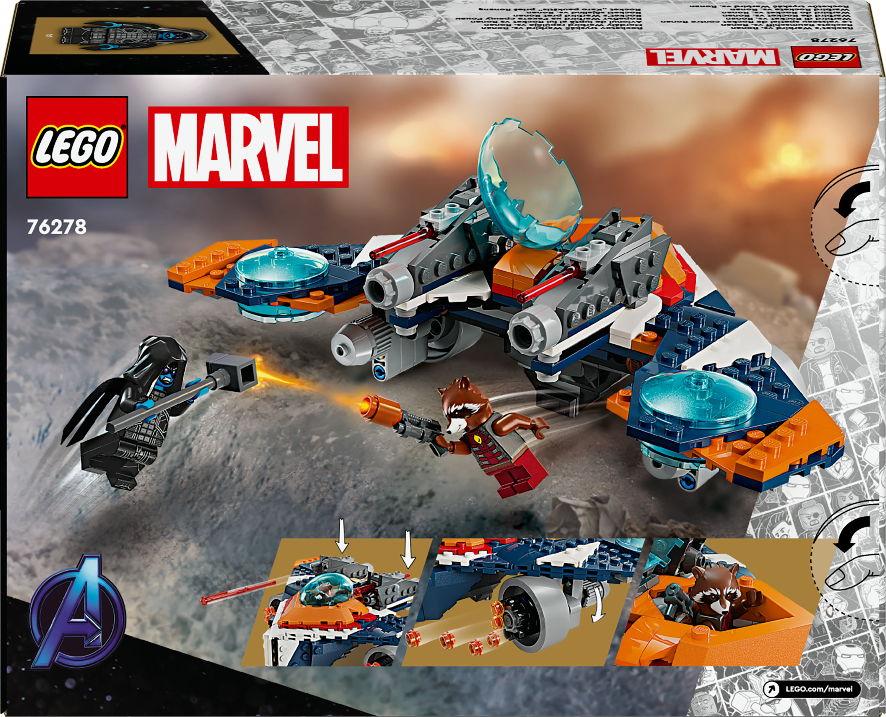 LEGO Warbird di Rocket vs. Ronan