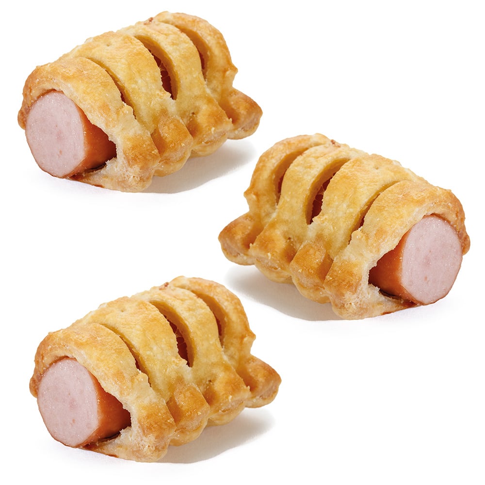 Rustici con wurstel da banco