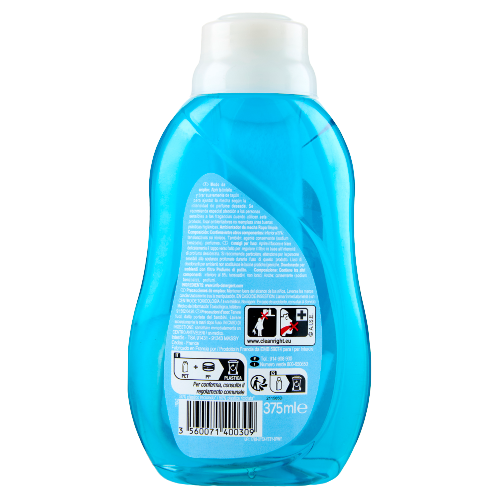 Carrefour Essential Deodorante per ambienti con filtro Profumo di Pulito 375 ml