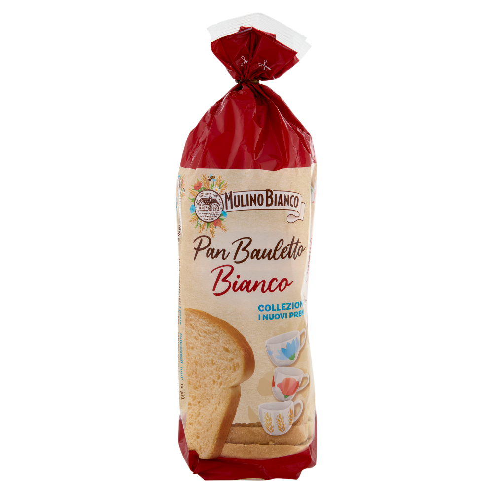 Mulino Bianco Pan Bauletto Bianco Pane Ideale per Panini 400g