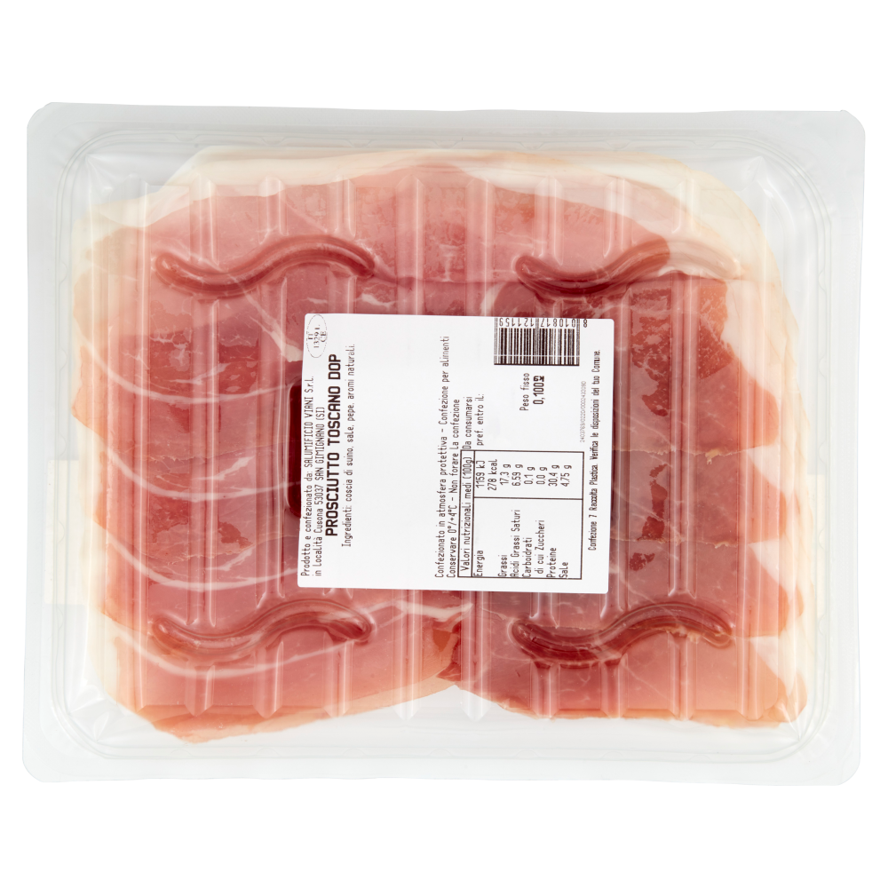 Viani Prosciutto Toscano DOP 0,100 kg