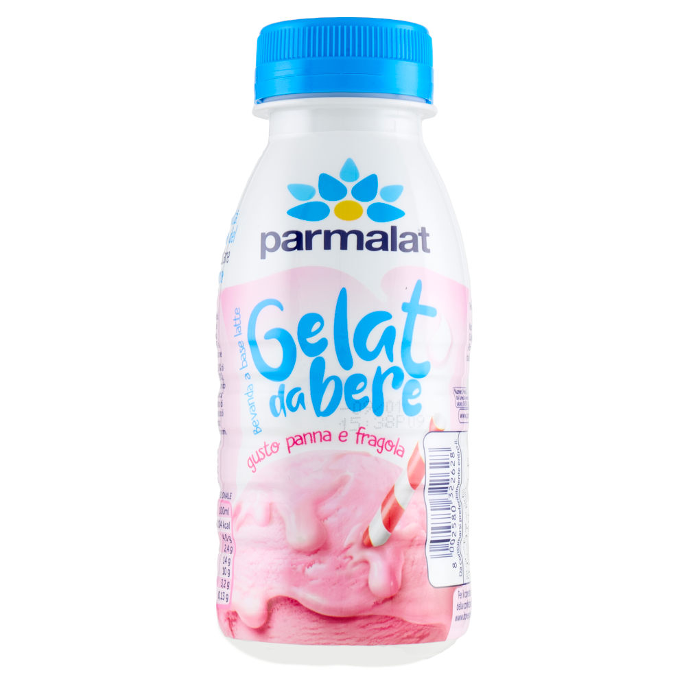 parmalat Gelat da Bere UHT Panna e Fragola 250ml 