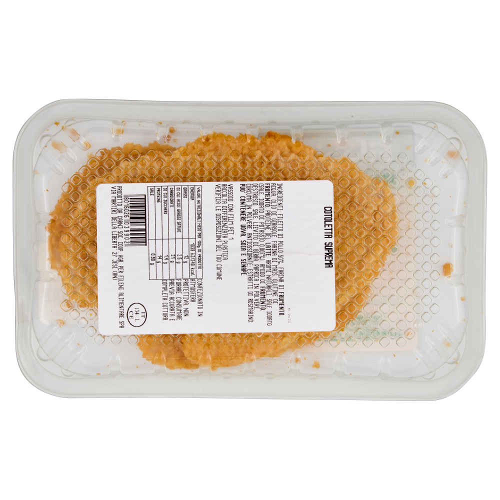 Fileni Cotoletta Suprema con Filetti di Pollo 0,260 kg
