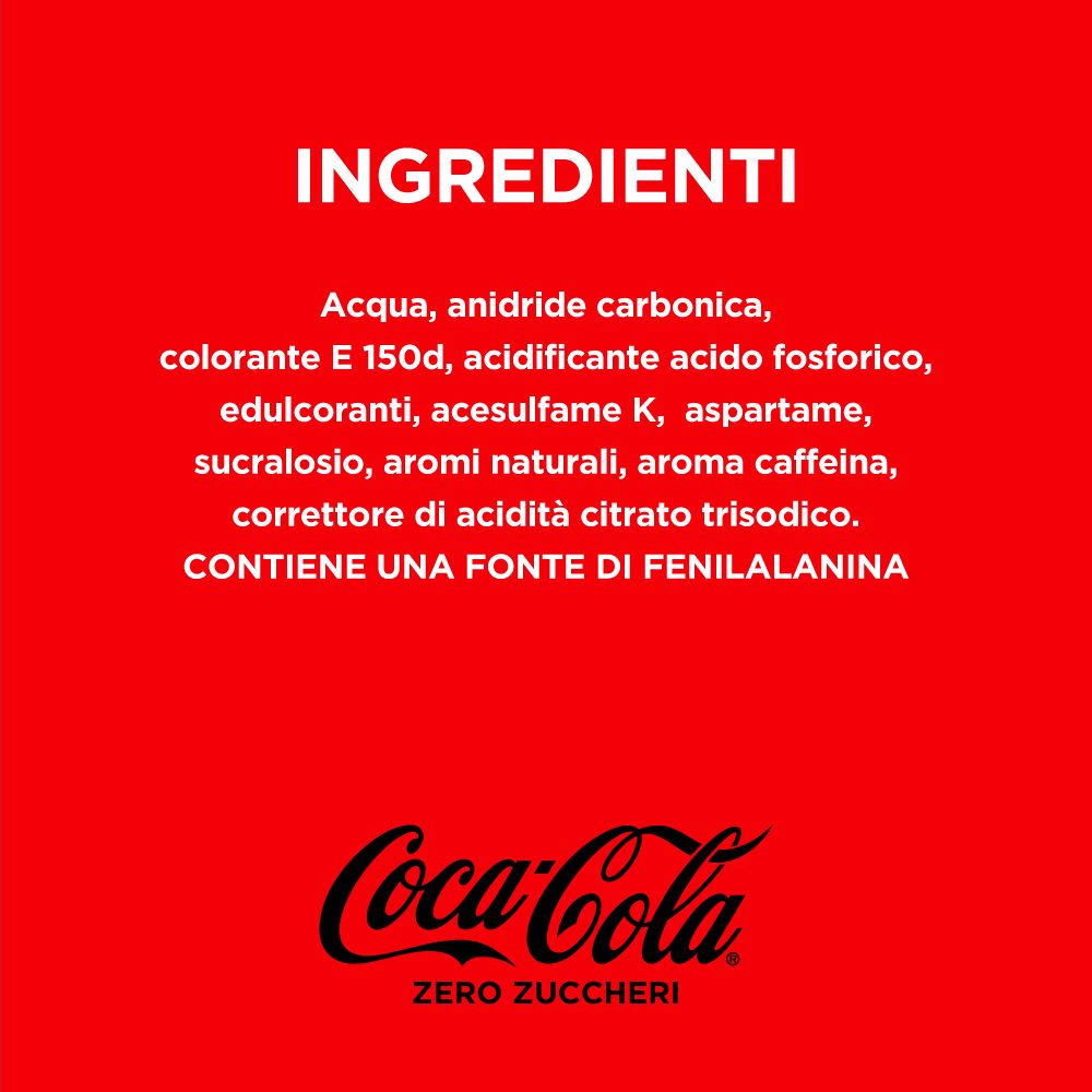 Coca-Cola Zero Zuccheri 12 x 330ml