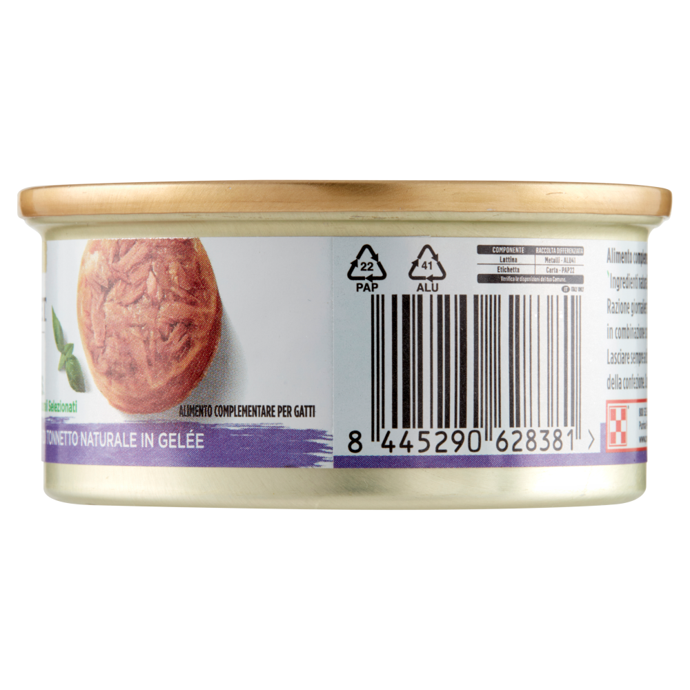PURINA GOURMET Nature's Creations Ricco in Fiocchi di Tonnetto Naturale in Gelée 70 g