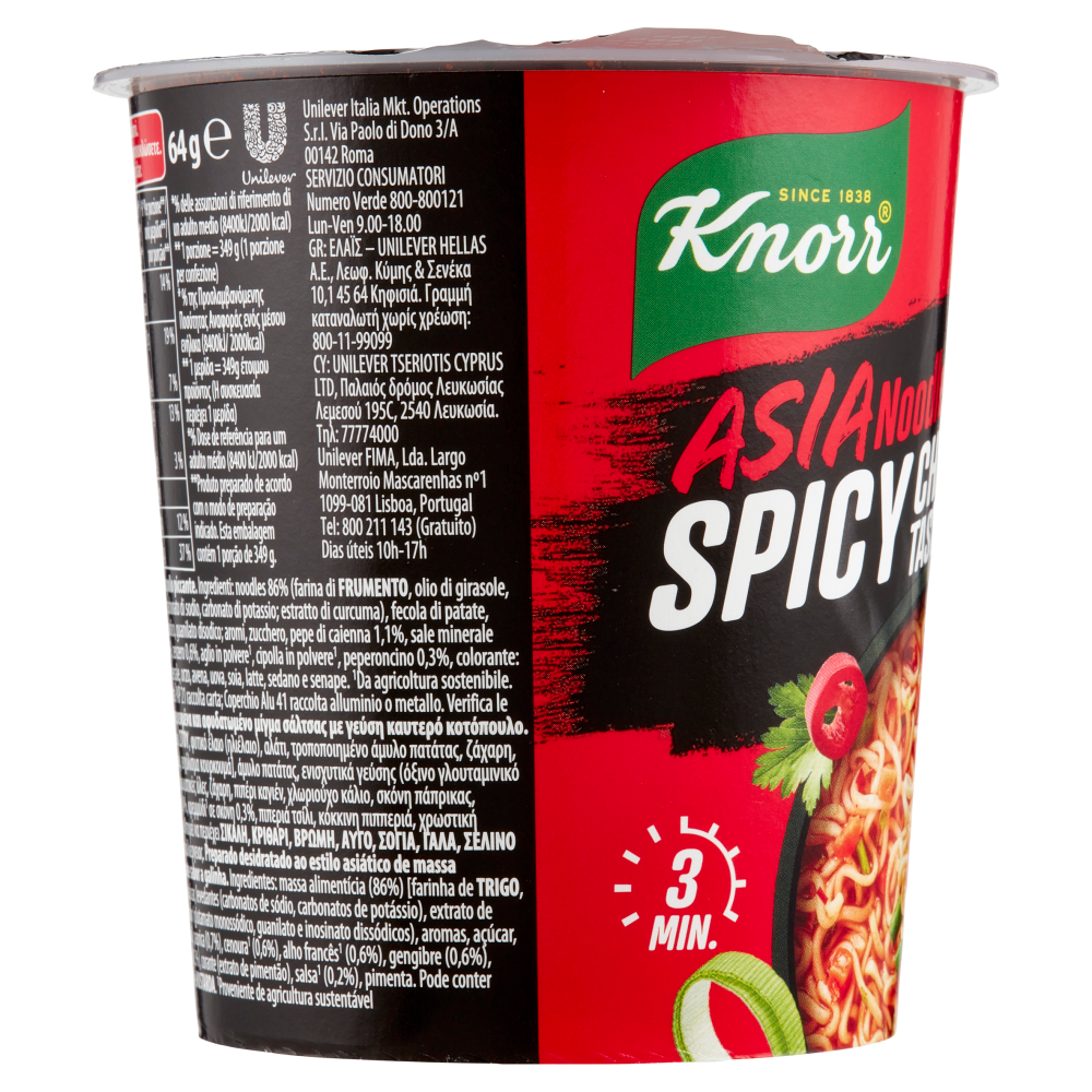 Knorr Asia Noodles Spicy Chicken Taste 64 g