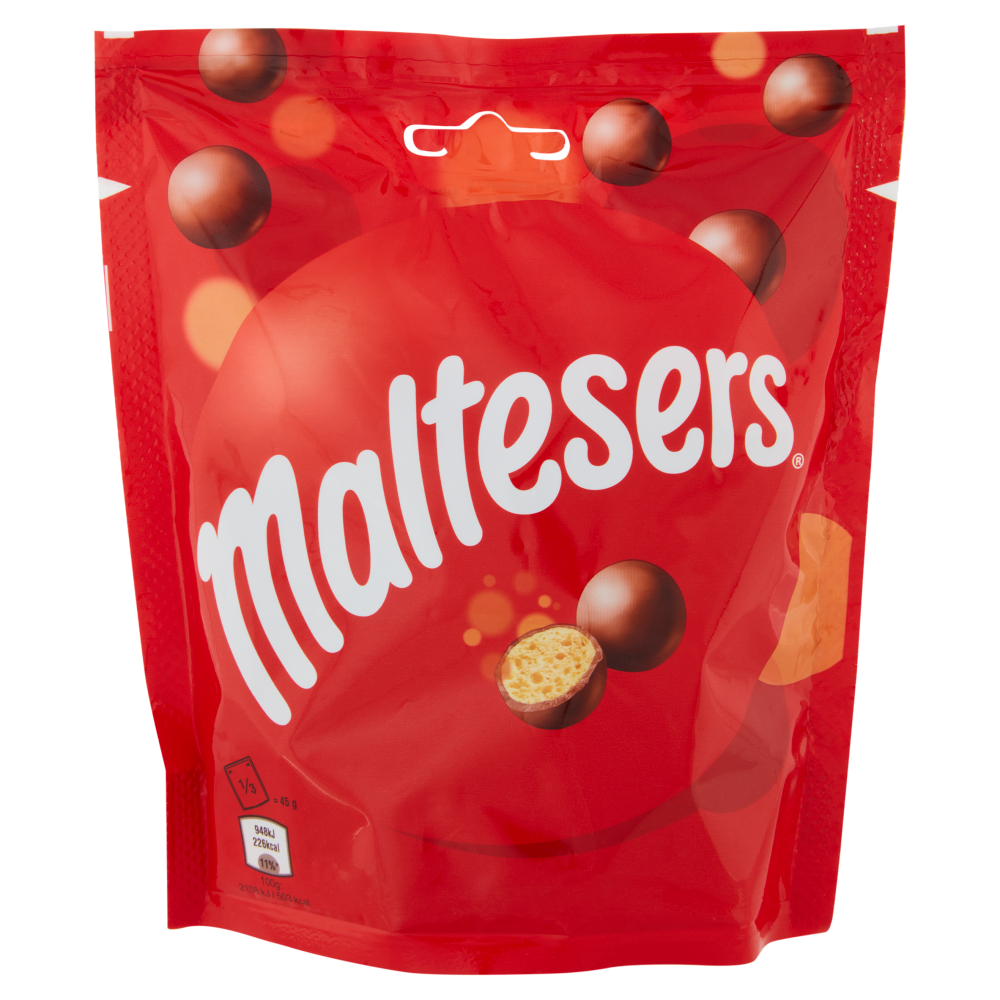Maltesers croccanti praline al malto ricoperte di cioccolato al latte 135 g