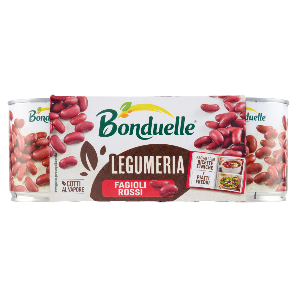Bonduelle Legumeria Fagioli Rossi 3 x 160 g