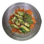 Riso Bianco con Tartare di Salmone e Avocado