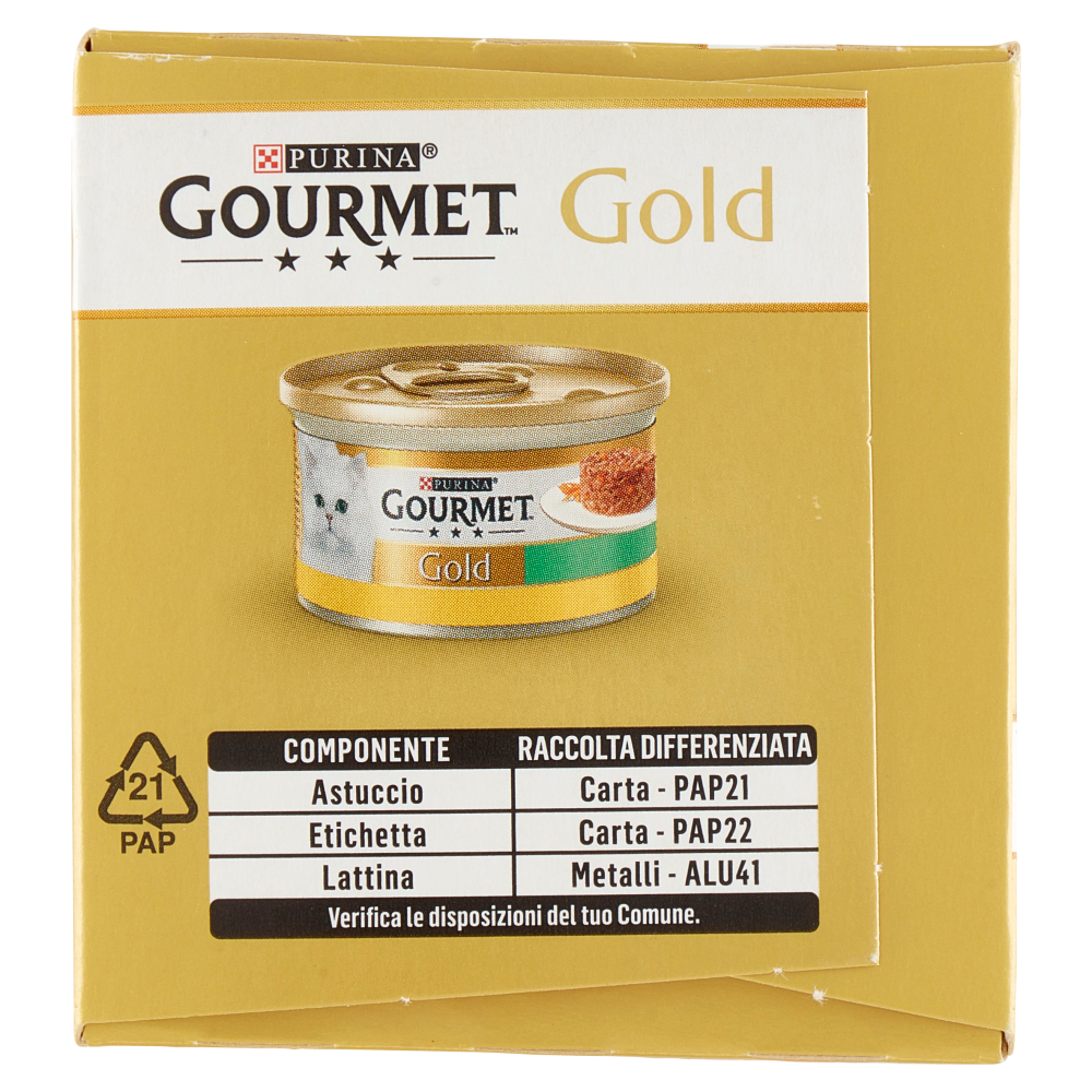 PURINA GOURMET Gold Tortini Pollo & Carote / Manzo & Pomodori 4 x 85 g