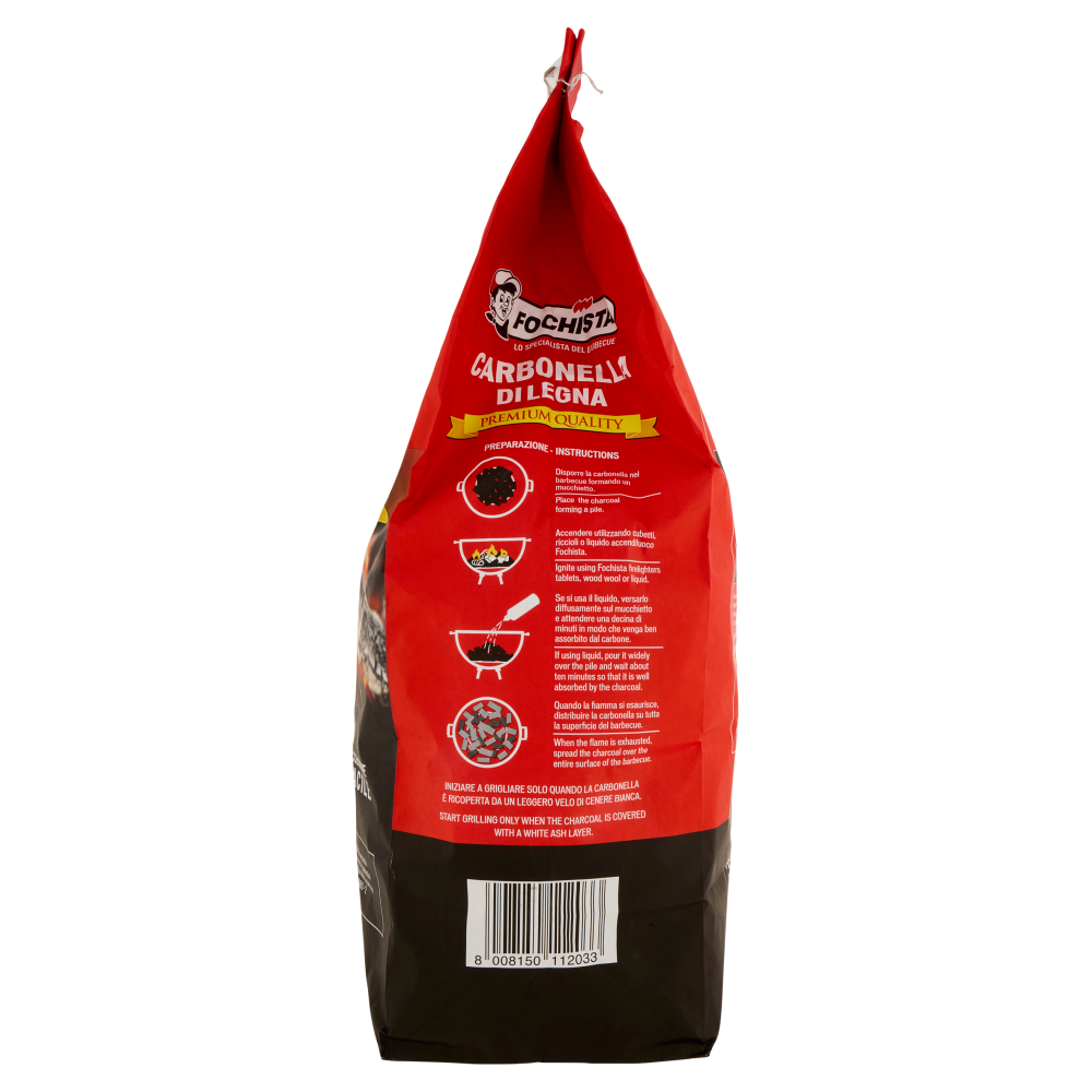 Fochista Carbonella di Legna Premium Quality 5 kg