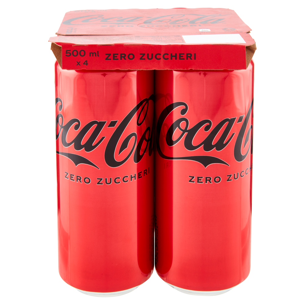 COCA-COLA Zero Zuccheri Can 4 x 500 ml