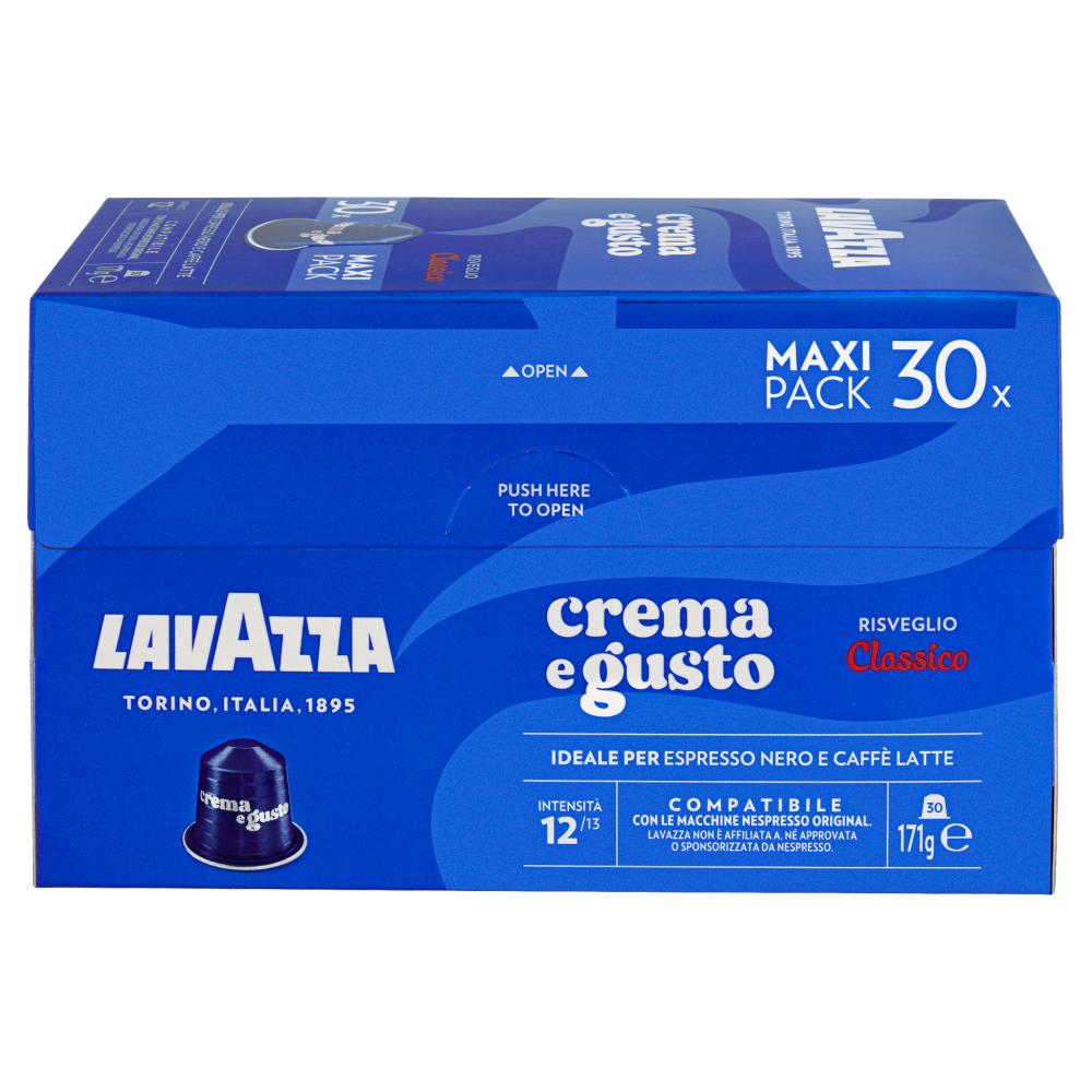 Lavazza crema e gusto Classico Compatibile con Nespresso Original 30 Capsule 171 g